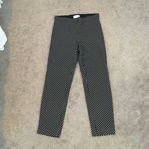 ELLE black and white polka dot dress pants